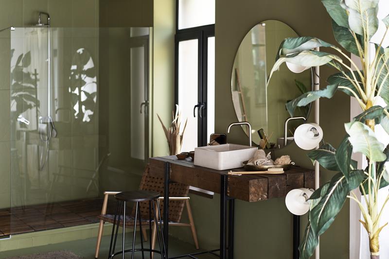 green bathroom design