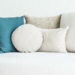 pillow on sofa decoration interior