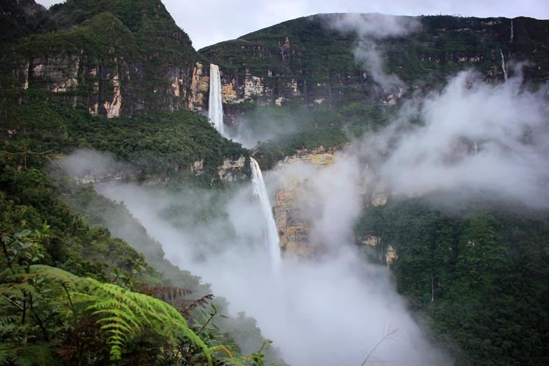 Gocta Cataracts waterfall