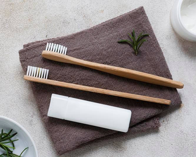 modern wood toothbrush