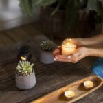 Essential oils/candles to make your house smell good without chemicals.