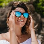 a person wearing sunglasses
